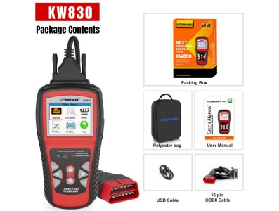 KONNWEI KW830 Ferramenta de scanner de carro Leitor de c&oacute;digo autom&aacute;tico OBD2 OBDII Ferramenta de diagn&oacute;stico - Imagem 1