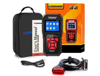 Konnwei kw850 carro obd2 scanner profissional ferramenta de diagn&oacute;stico autom&aacute;tico preto - Imagem 1