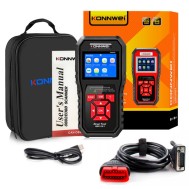 Konnwei kw850 carro obd2 scanner profissional ferramenta de diagn&oacute;stico autom&aacute;tico preto