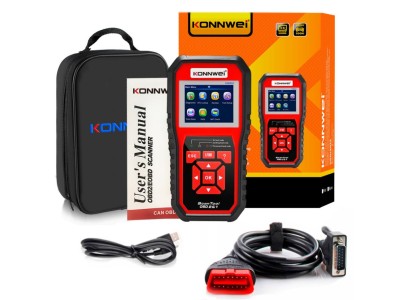 Konnwei kw850 carro obd2 scanner profissional ferramenta de diagn&oacute;stico autom&aacute;tico vermelho - Imagem 1