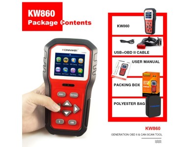 Ferramenta de diagn&oacute;stico OBD2 para carro KONNWEI KW860 - Imagem 1