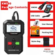 KONNWEI KW590 OBD2 scanner Leitor de c&oacute;digo de carro OBDII Ferramenta de diagn&oacute;stico