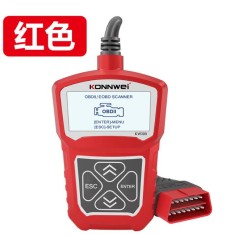 Ferramenta de diagn&oacute;stico de falhas do carro OBD2 KONNWEI KW309 vermelha
