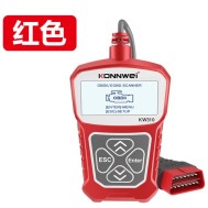 Ferramenta de diagn&oacute;stico de falhas KONNWEI KW310 automotivo OBD2 vermelha