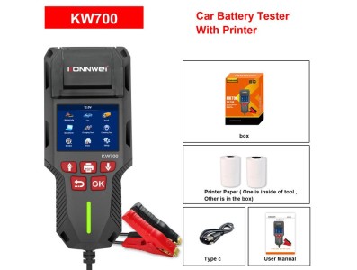 Bateria KONNWEI KW700 12V24 V automotivo & caminh&atilde;o Testador com fun&ccedil;&atilde;o de impress&atilde;o Bateria Analisador - Imagem 1