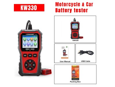 Bateria Verificador da do motor do varredor da falha do carro OBD2 de KONNWEI KW330 - Imagem 1
