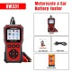Bateria Konnwei kw331 testador de de carro 6v12v24 v 100-2000 cca cranking carregamento analisador de... - Thumb 1
