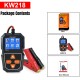 Bateria Testador de de motocicleta de carro KONNWEI KW218 6V12 V - Thumb 1