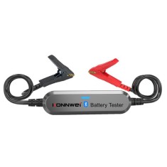 Bateria KONNWEI BK100 Bluetooth 5.0 Testador de para motocicleta e carro 6 V 12 V prata