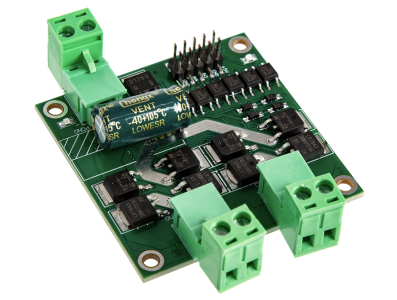 Driver de motor DC H-bridge L298 12/24V 7A 160W circuito duplo - Imagem 7