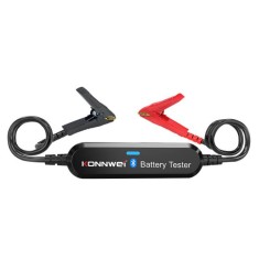 Bateria KONNWEI BK100 Bluetooth 5.0 Testador de para motocicleta e carro 6 V 12 V preto