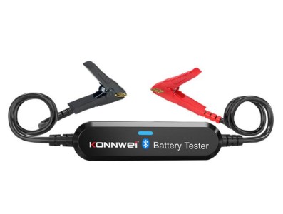 Bateria KONNWEI BK100 Bluetooth 5.0 Testador de para motocicleta e carro 6 V 12 V preto - Imagem 1
