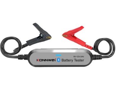 Bateria KONNWEI BK200 BT 5.0 Carro Motocicleta Caminh&atilde;o Testador 6 V 12 V 24 V Prata - Imagem 1