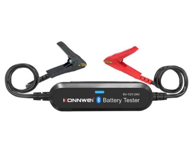 Bateria KONNWEI BK200 BT 5.0 Carro Motocicleta Caminh&atilde;o Testador 6 V 12 V 24 V Preto - Imagem 1