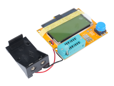 Caixa para bateria e Testador LCR-T4 com display gr&aacute;fico para resistores, capacitores e medi&ccedil;&atilde;o de ESR - Imagem 6