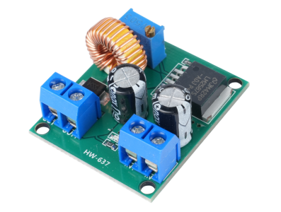 M&oacute;dulo Conversor DC-DC Step-up Ajust&aacute;vel 3V/5V/12V para 19V/24V/30V/36V, Fonte Boost com Tens&atilde;o Estabilizada e Alta Pot&ecirc;ncia - Imagem 1