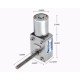 Motor de redu&ccedil;&atilde;o JGY-370 DC M6 com eixo de parafuso &uacute;nico DC12 V 130 RPM/MIN - Thumb 1