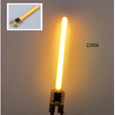 Modo do fluxo da luz 2200K do filamento do diodo emissor de luz da &aacute;gua de fluxo de 40 MM 3 V
