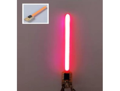 Modo de fluxo cor-de-rosa da luz do filamento do diodo emissor de luz da &aacute;gua de fluxo de 40 MM 3 V - Imagem 1
