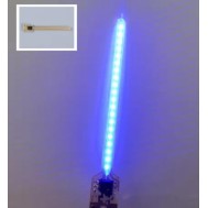 Luz de filamento do diodo emissor de luz da &aacute;gua de fluxo 3 V de 40 MM luz modo de fluxo azul
