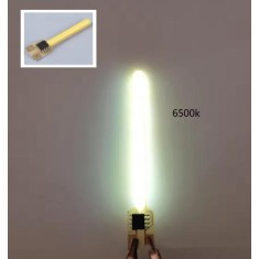 Luz de filamento LED de &aacute;gua corrente 59 MM 3 V Modo de fluxo 6500K + Modo de luz constante