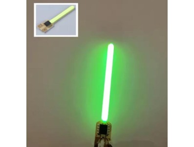 59 MM 3 V &Aacute;gua corrente LED Luz de filamento Modo de fluxo verde + Modo de luz constante - Imagem 1