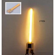 70 MM 3 V &Aacute;gua corrente LED Luz de filamento 2700K Fluxo + Luz constante + Flash + Chama + Refluxo
