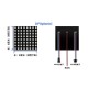 M&oacute;dulo A tela flex&iacute;vel da matriz do painel do pixel dos diodos emissores de luz WS2812 RGB 8x8 conduziu o 12 V - Thumb 1
