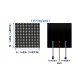 M&oacute;dulo A tela flex&iacute;vel da matriz do painel do pixel dos diodos emissores de luz WS2812 RGB 16x16 conduziu... - Thumb 1