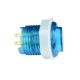 Bot&atilde;o Arcade LED 24 mm Azul - Thumb 1