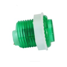 Bot&atilde;o Arcade LED 24 mm Verde