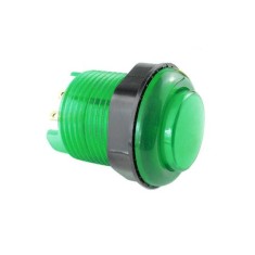 Bot&atilde;o Arcade LED 28 mm Verde