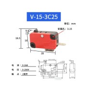 Interruptor de limite de curso do microinterruptor V-15-3C25