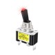 Interruptor de giro do carro com LED ASW-07D-2 SPST interruptor liga/desliga 2 posi&ccedil;&otilde;es 3 pinos vermelho - Thumb 1