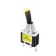Interruptor de giro do carro com LED ASW-07D-2 SPST interruptor liga/desliga 2 posi&ccedil;&otilde;es 3 pinos amarelo - Thumb 1