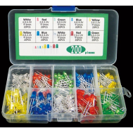 Kit 200 LEDs 5 cores 18 mm F3/F5 MM
