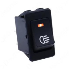 ASW-17D Interruptor de luz de nevoeiro universal para carro 4 pinos vermelho