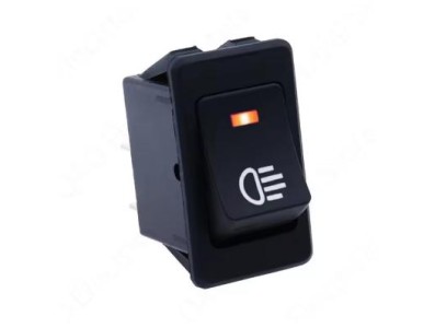 ASW-17D Interruptor de luz de nevoeiro universal para carro 4 pinos vermelho - Imagem 1