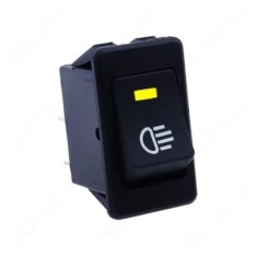 ASW-17D Interruptor de luz de nevoeiro universal para carro 4 pinos amarelo