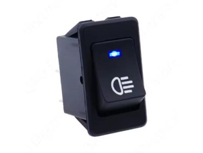 ASW-17D Interruptor de luz de nevoeiro universal para carro 4 pinos azul - Imagem 1