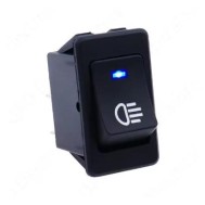 ASW-17D Interruptor de luz de nevoeiro universal para carro 4 pinos azul
