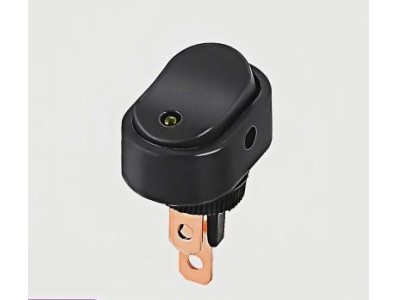 Interruptor modificador de carro com luz LED ASW-20D 12 V luz amarela - Imagem 1