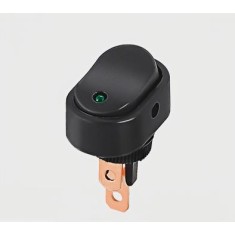 Interruptor modificador de carro com luz LED ASW-20D 12 V luz verde