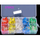 Kit sortimento 375 LEDs redondos 3 mm e 5 mm 5 cores luz brilhante - Thumb - 1