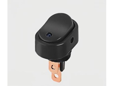 Interruptor modificador de carro com luz LED ASW-20D 12 V luz azul - Imagem 1