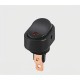Interruptor modificador de carro com luz LED ASW-20D 12 V luz vermelha - Thumb 1