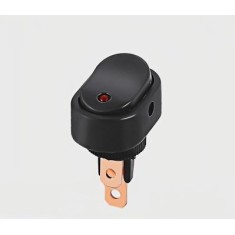 Interruptor modificador de carro com luz LED ASW-20D 12 V luz vermelha