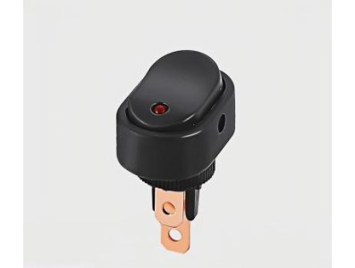 Interruptor modificador de carro com luz LED ASW-20D 12 V luz vermelha - Imagem 1