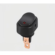 Interruptor modificador de carro com luz LED ASW-20D 12 V luz vermelha