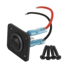 Painel de interruptor de altern&acirc;ncia de 1 gangue 12 V USB automotivo barco n&aacute;utico RV caminh&atilde;o